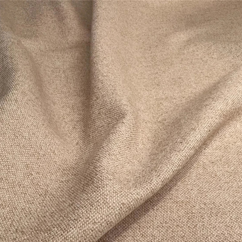 L100cm X W145cm Tweed Fabric Home Handmade Wheat Beige Herringbone Jacquard 100%Wool Womens Vintage Fall Winter Fashion Textile