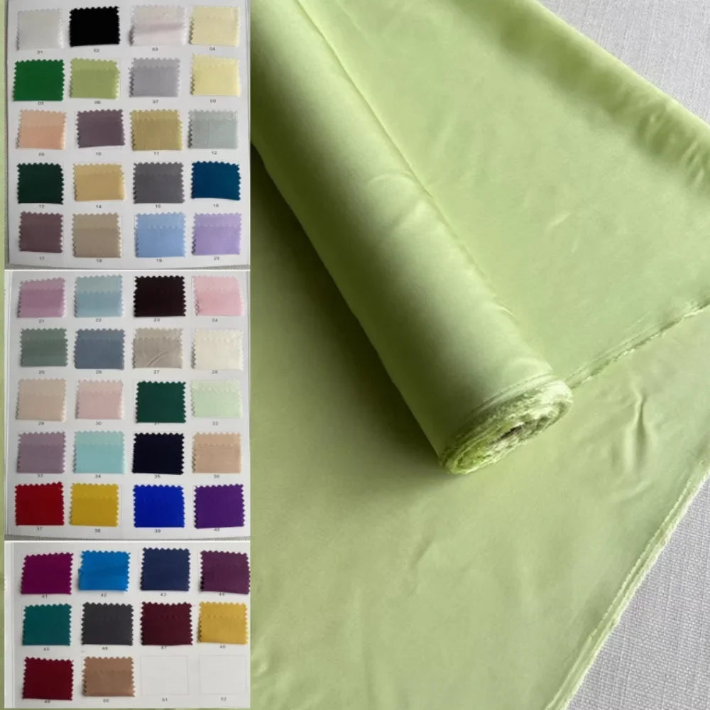 Natural Mulberry Silk Fabric Fashion Clothing Lining Dress Apparel Diy Sewing Fabrics By The Meter Cloth Wholesale